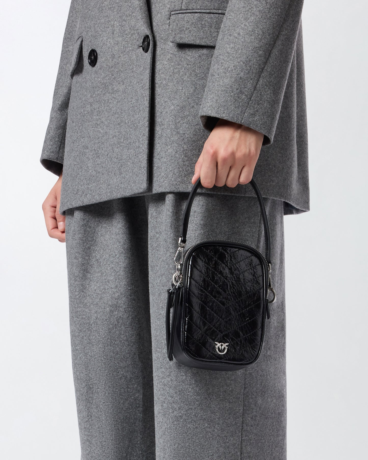 Petit sac à main en cuir à chevron acte2