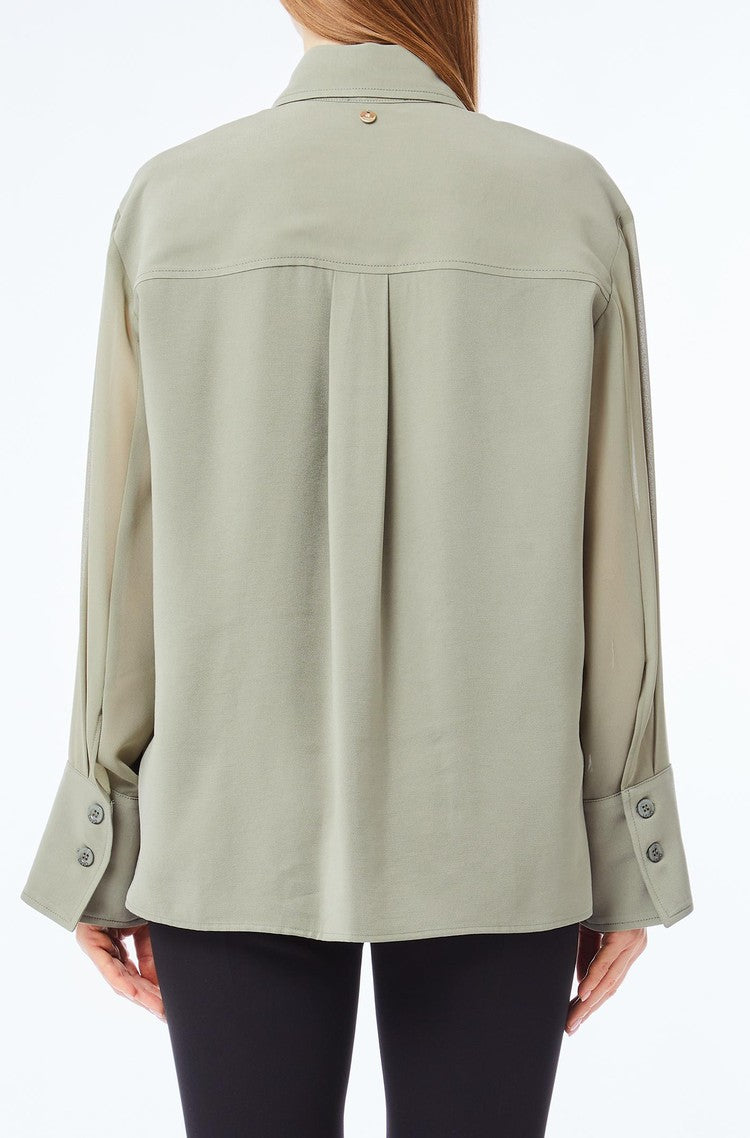 CHEMISE EN MELANGE VISCOSE acte2
