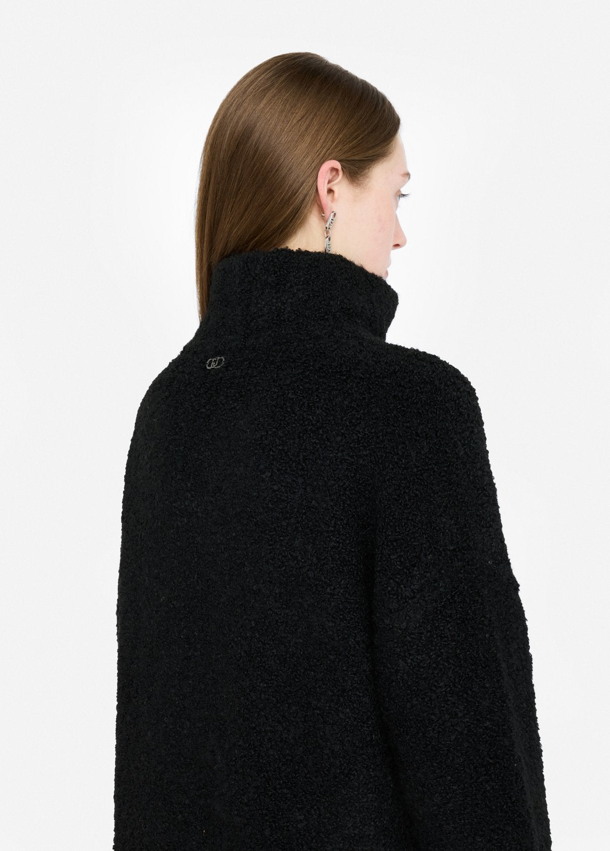 Manteau en maille bouclette acte2