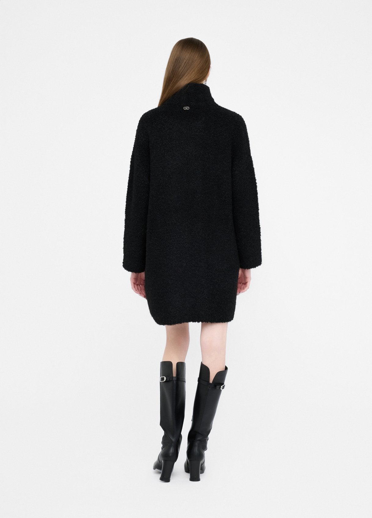 Manteau en maille bouclette acte2