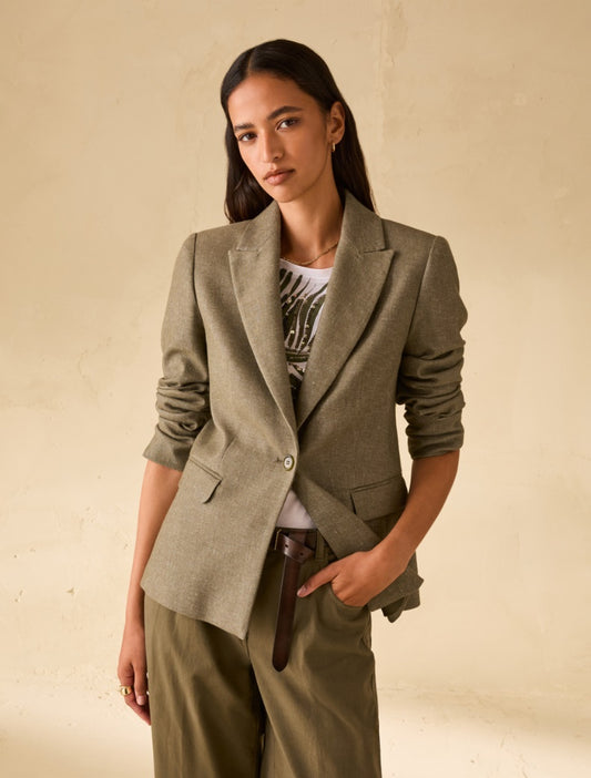 Blazer Vischio en coton et lin PENNYBLACK