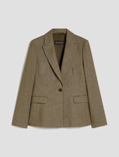 Blazer Vischio en coton et lin PENNYBLACK