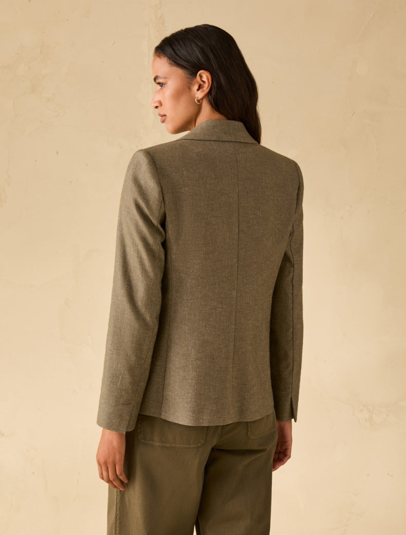 Blazer Vischio en coton et lin PENNYBLACK