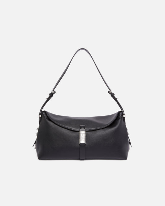Sac porté épaule caddie bar baguette en cuir