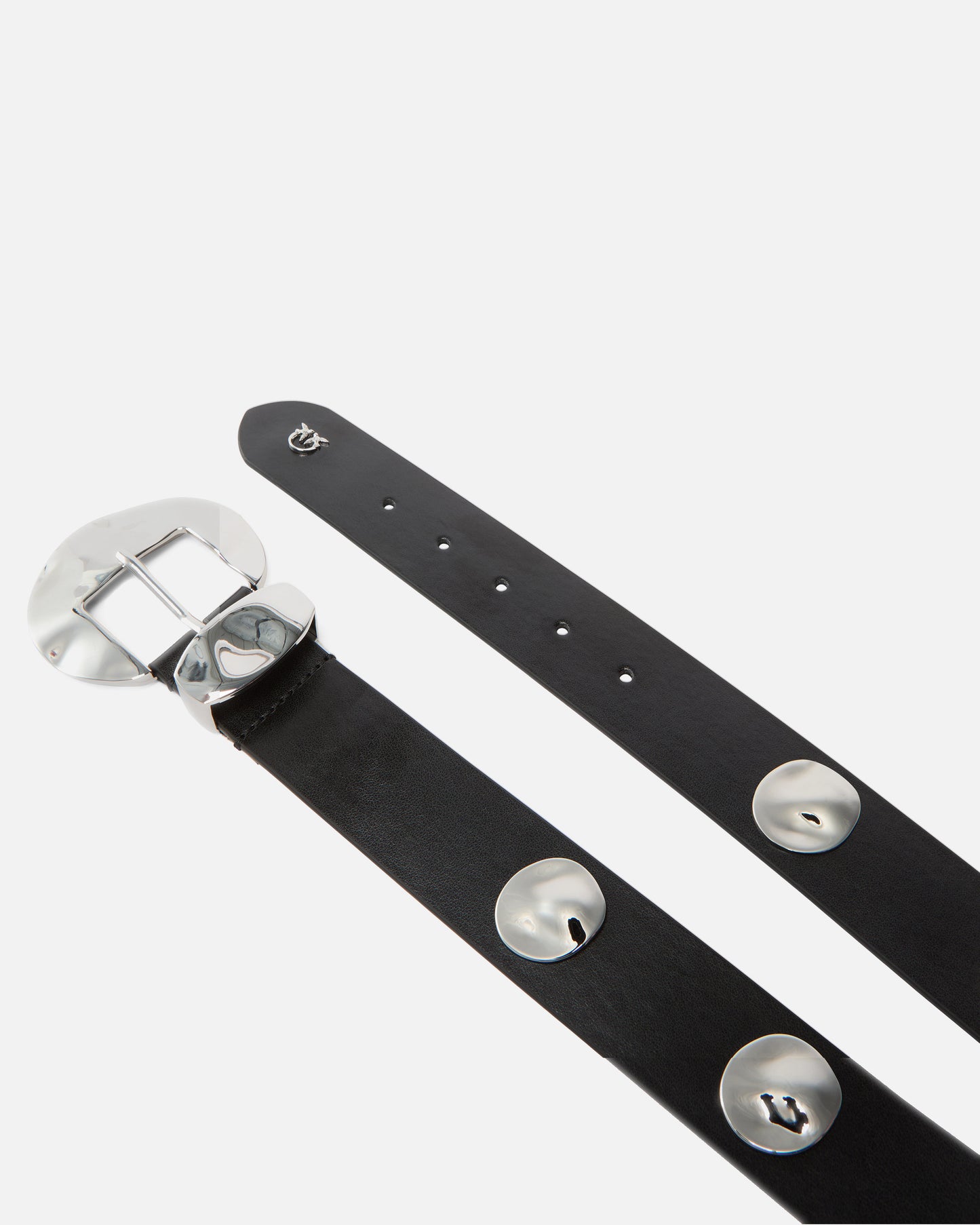 Ceinture cloutée à logo Love Birds  4cm  acte2