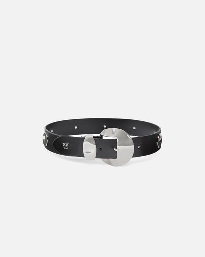 Ceinture cloutée à logo Love Birds  4cm  acte2