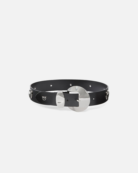 Ceinture cloutée à logo Love Birds  4cm  acte2
