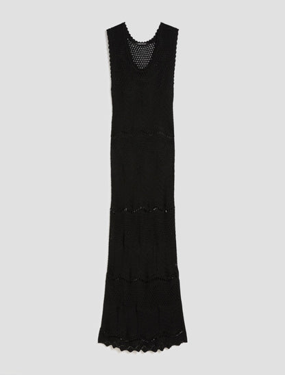 Robe en maille ajourée