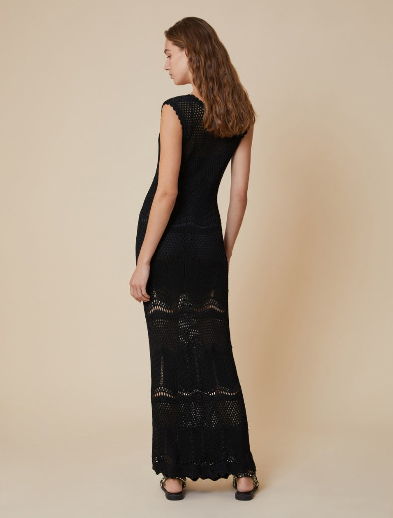 Robe en maille ajourée