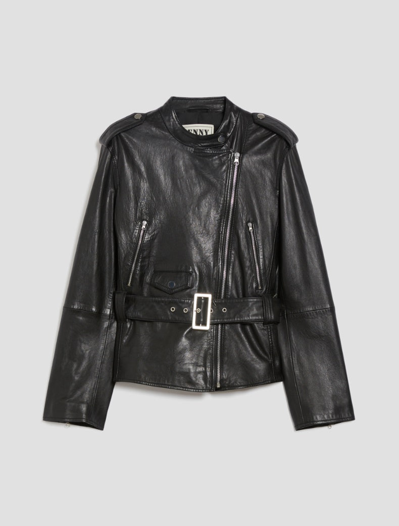 Blouson en cuir PENNY BLACK