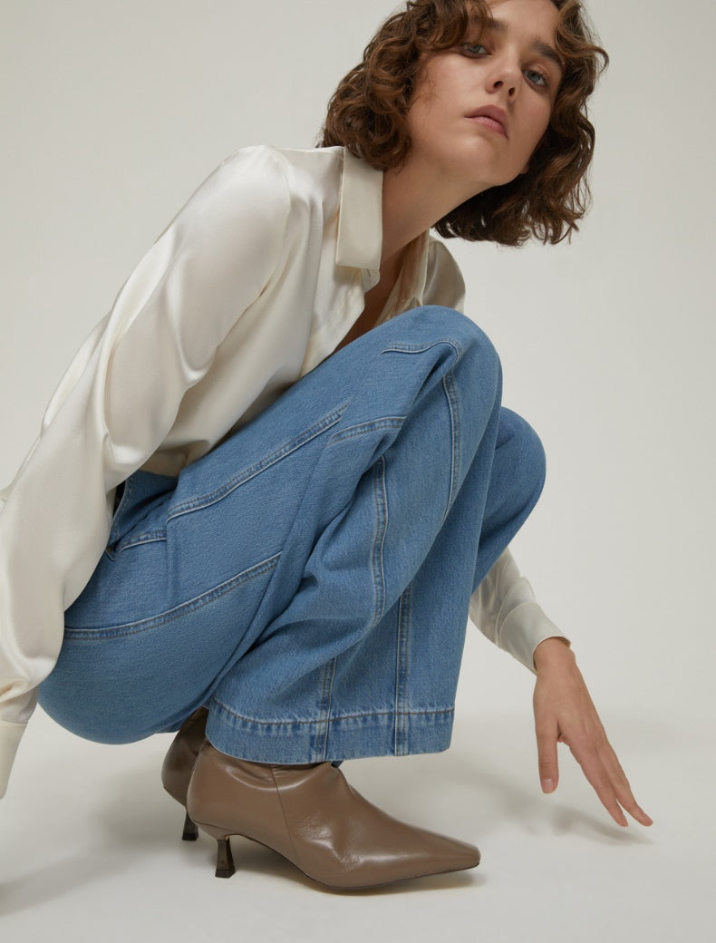 BOTTINES EN CUIR NAPPA  acte2