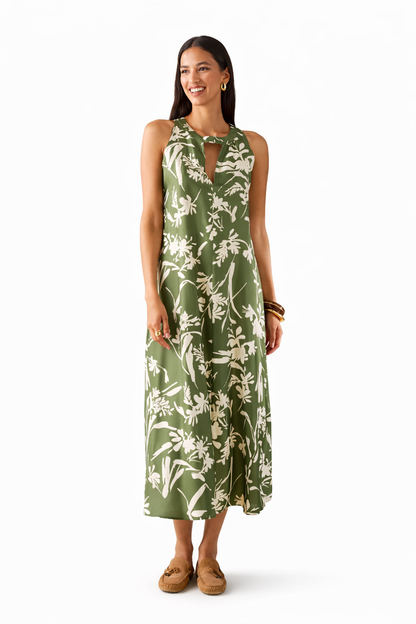 Robe salice  midi en sergé de soie PENNYBLACK