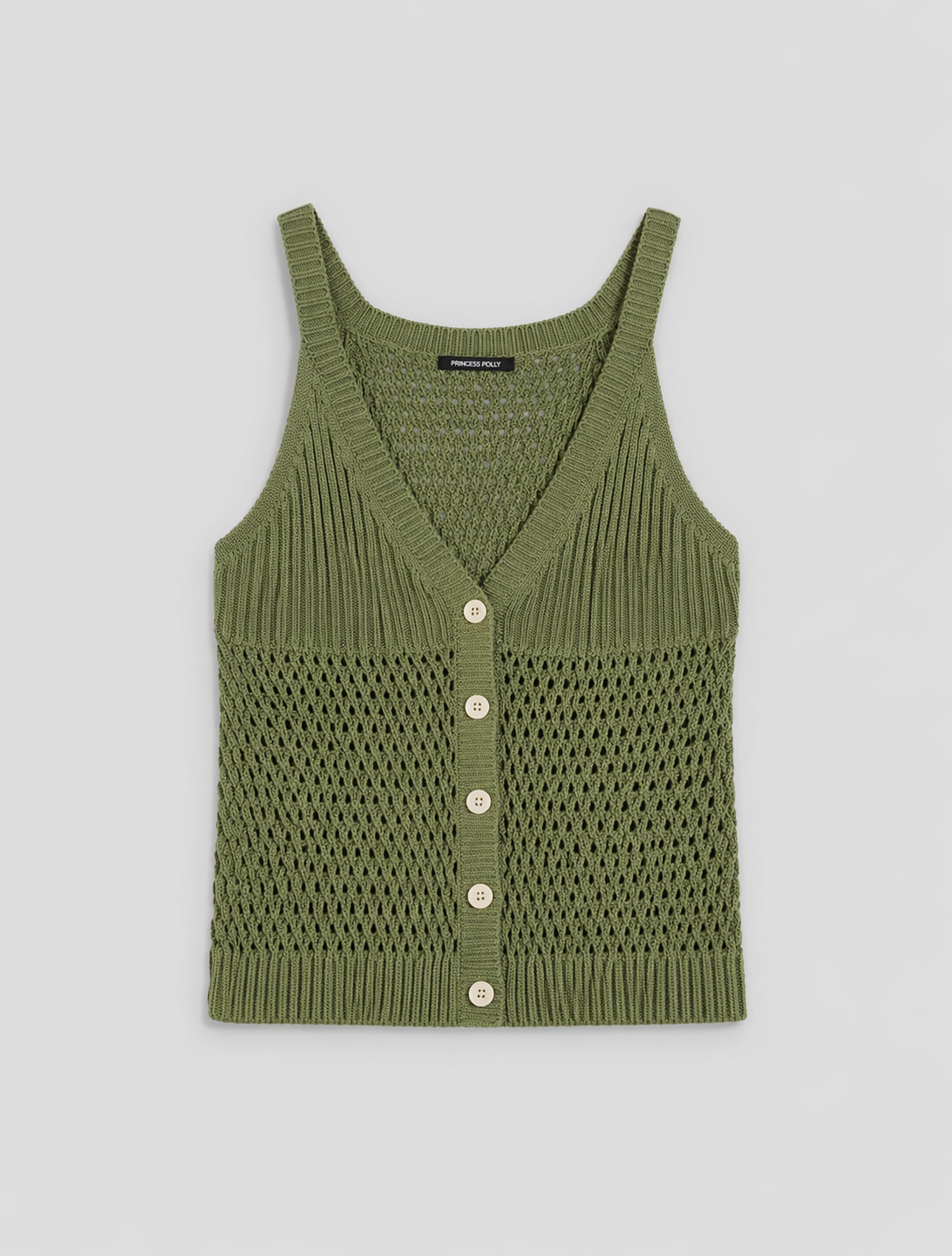 Débardeur gilet dialogo en maille tricot côtelé  PENNYBLACK