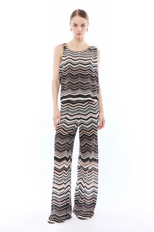 Pantalon en tricot Yova  NENETTE