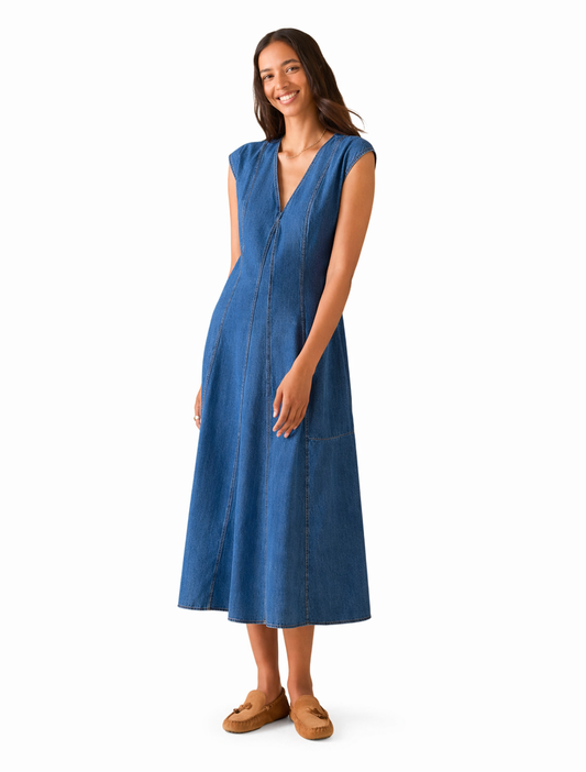 Robe memo midi en dénim léger PENNYBLACK