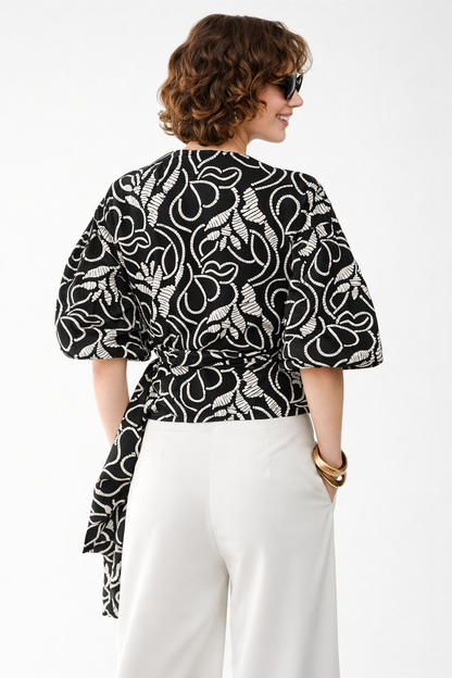 Chemise giusto en mousseline brodée PENNYBLACK