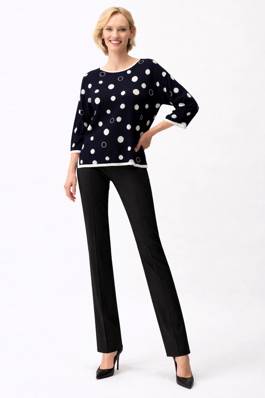 Pantalon 261082 évasé à enfiler J.RIBKOFF