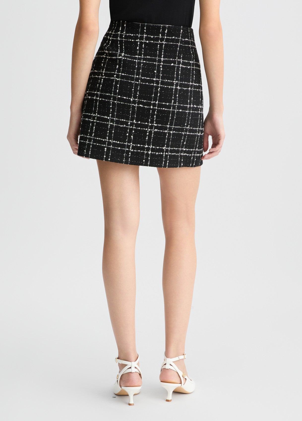 Minijupe en bouclette Lurex