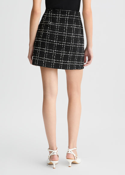 Minijupe en bouclette Lurex