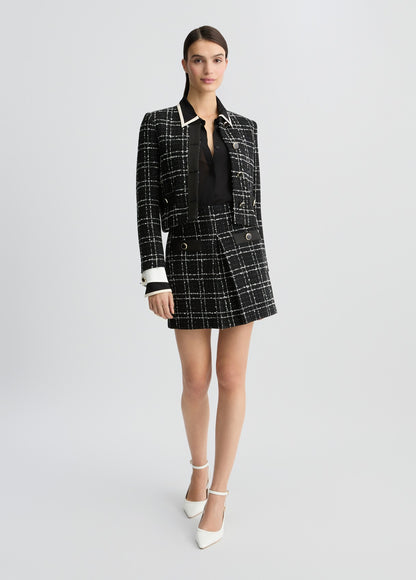 Minijupe en bouclette Lurex