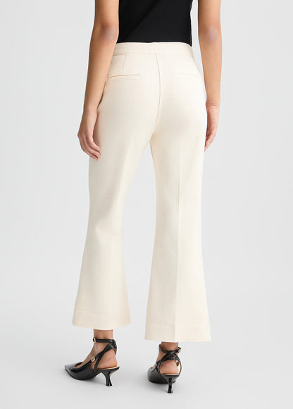 Pantalon évasé raccourci en coton  acte2