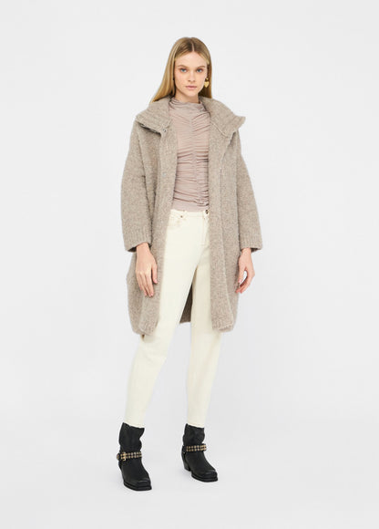 Manteau en maille bouclette. acte2