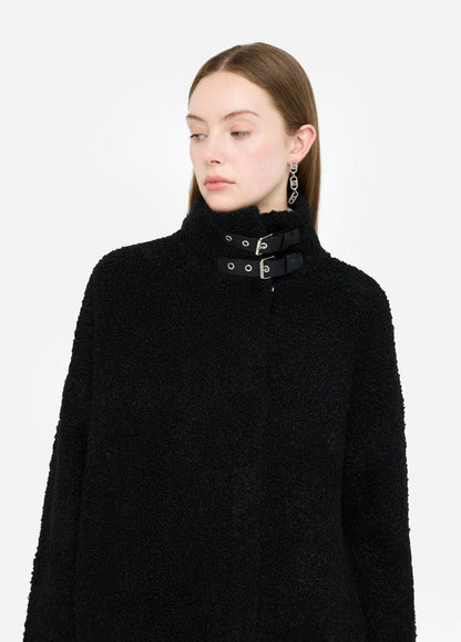 Manteau en maille bouclette  acte2
