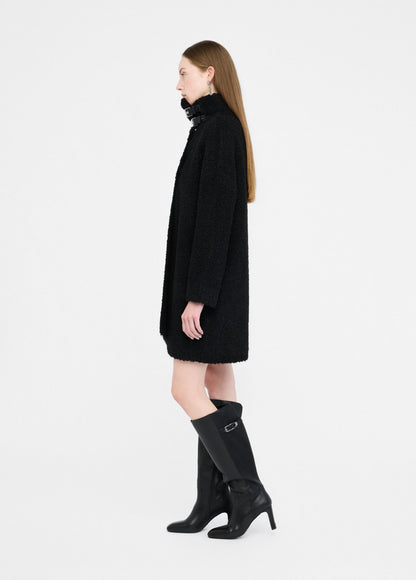 Manteau en maille bouclette  acte2