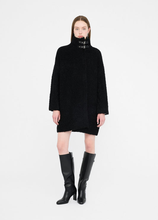 Manteau en maille bouclette  acte2