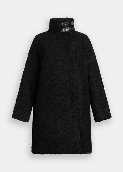 Manteau en maille bouclette  acte2