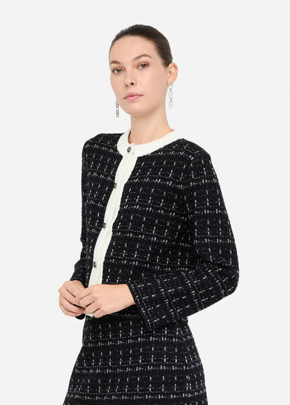 VESTE EN LAINE MELANGEE  acte2