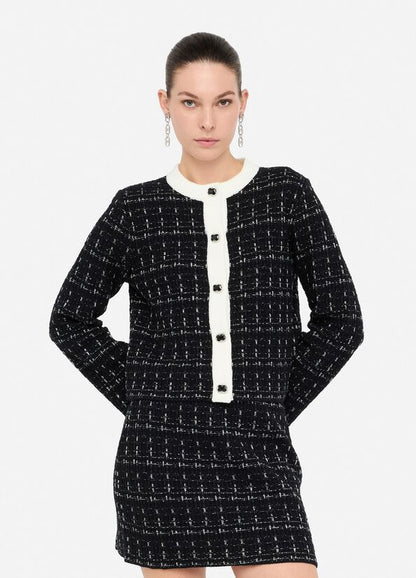 VESTE EN LAINE MELANGEE  acte2