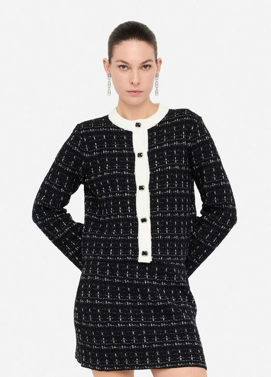 VESTE EN LAINE MELANGEE  acte2