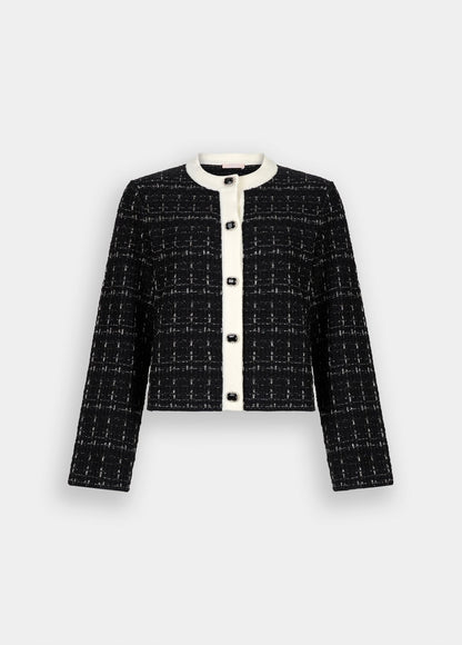 VESTE EN LAINE MELANGEE  acte2