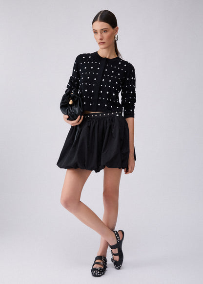 Veste en maille WA6090 avec clous  LIU JO