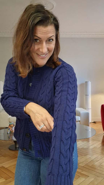 Cardigan maille PENNY BLACK