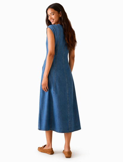 Robe memo midi en dénim léger PENNYBLACK