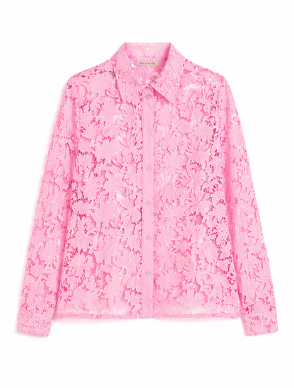 chemise geranio en coton brodée à oeillets PENNYBLACK