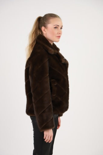 MANTEAU EN FOURRURE SYNTHETIQUE